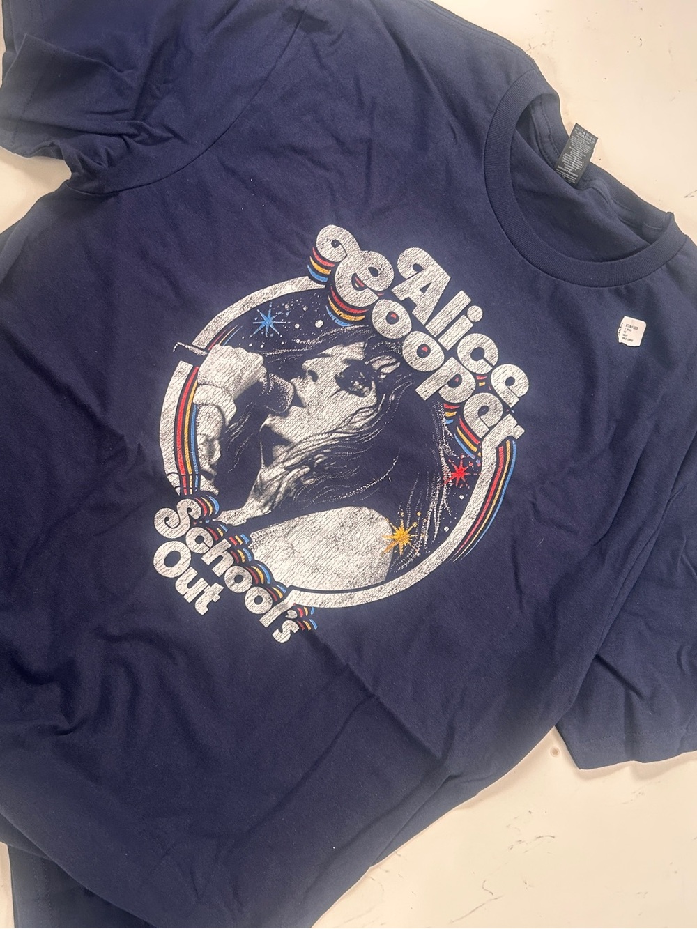 Navy Alice Cooper T‑Shirt